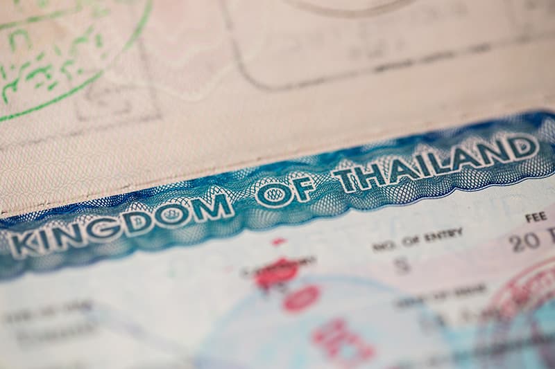 Visa pour la Thaïlande